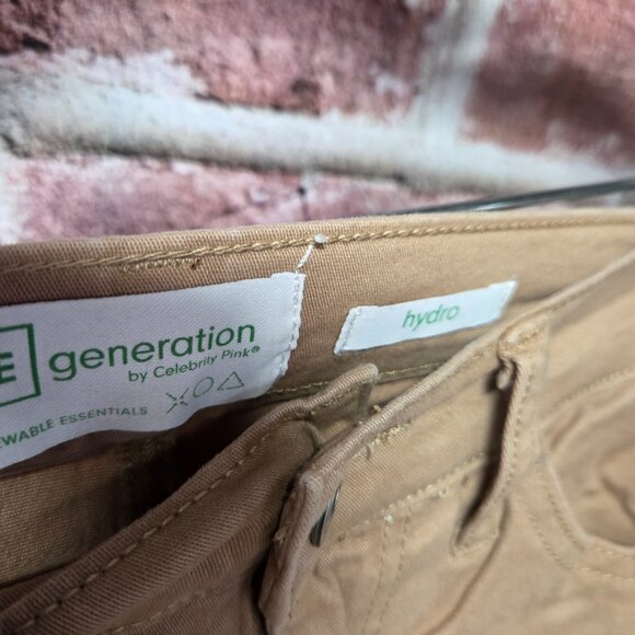 Re Generation Jeans 1 25 | Tan Mid Length Neutral Y2K Casual Streetwear Chic - Picture 5 of 5